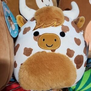 Alonzo the Longhorn Cow Squishmallow 8 ih